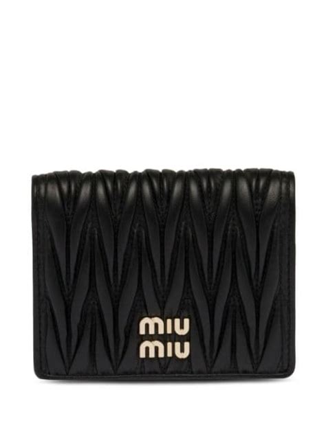 miu miu geldbörsen|farfetch miu miou wallet.